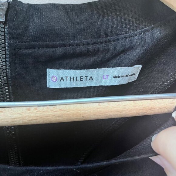 NEW Athleta En‎ Route Dress Black - Size LT - Picture 5 of 8